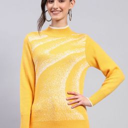 Monte Carlo WomenSelf Design Woollen Regular Top-picture-58
