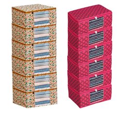 AMAK INC Multicoloured Fabric Multi-Utility Wardrobe Organisers-picture-6