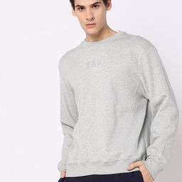 GAP Solid Long Sleeves Sweatshirt-image-25