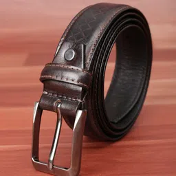 Peter England Men Textured Leather Formal Belt-picture-4