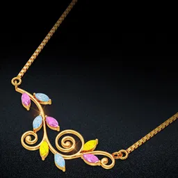 Joyalukkas 22 Kt Gold Nature's Swirl Gold Necklace -5.76 g-image-32