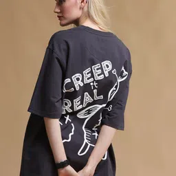 VUDU Women Printed Drop-Shoulder Sleeves T-shirt-picture-49