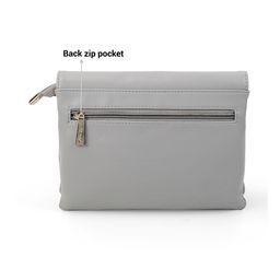 Metro PU Structured Sling Bag with Cut Work image 4