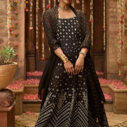 Global Desi Women Cotton Ethnic Motifs Printed Fit and Flare Maxi Ethnic Dress-image-10