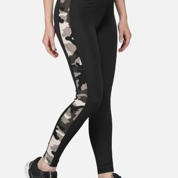 KGN HUB Women Abstract Printed High-Rise Ankle Length Gym Tights-picture-46