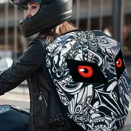 REDHORNS Unisex Graphic Contrast Detail Backpack with Anti-Theft-image-87