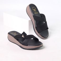 Monrow PU Wedge Sandals-33