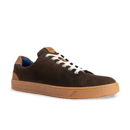 ROAR FOR GOOD Mocha Men Luxe EcoLuxe Suede Lace-Ups Sneakers-image-24