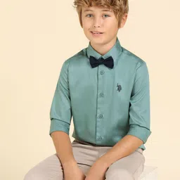 U.S. Polo Assn. Kids Boys Cotton Classic Casual Shirt-picture-27