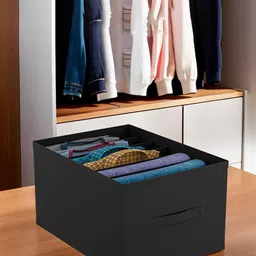 Kuber Industries Black Set of 4 Regular Drawer Organiser Organisers image 4