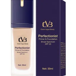 CVB Perfectionist Primer & Foundation With Broad Specrum SPF 25 - 30 ml - Soft Ivory - 02-image-95