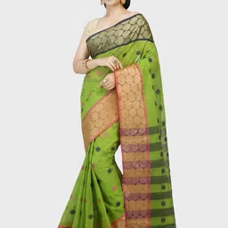 CrochetinPure Cotton Taant Saree-26