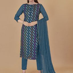 Maroosh Embellished Organza Unstitched Dress Material-picture-13
