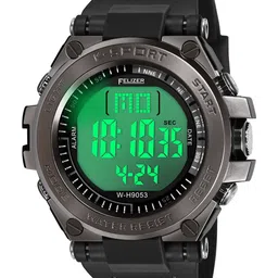FELIZER Men Dial & Straps Digital Multi Function Watch LSKA-9053-GunMetalBlk image 2
