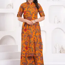 Clothy N Wave Women Floral Printed Kurta with Palazzo-image-45