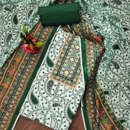 Rangtulika Ethnics Printed Unstitched Dress Material-picture-36