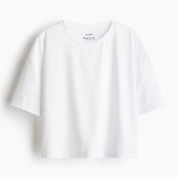 H&M Boxy-Style Sports Top With DryMove 1277482005-42