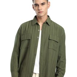 Beyoung Men Classic Striped Casual Shirt-image-26