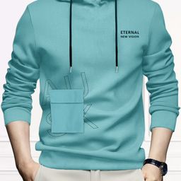 AUSK Men Printed Hooded Pockets T-shirt-picture-44
