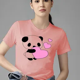 Moda Rapido Women Graphic Printed Regular Fit T-shirt-image-65