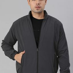 VOXATI Men Mock Collar Sporty Jacket-image-40
