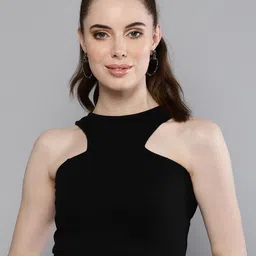 BAESD Cotton Fitted Crop Top-image-86