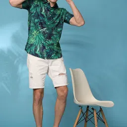 Moda Rapido Men Standard Floral Opaque Printed Casual Shirt-picture-43