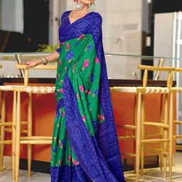 Pandadi Saree Floral Block Print Sarees-picture-17