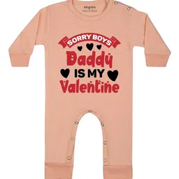 Arvesa Sorry Boys Daddy Is My Valentine Printed Bodysuit-picture-16