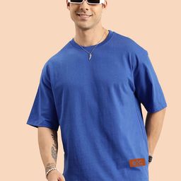 ETC Men Oversized Round Neck Drop Shoulder Sleeves T-shirt-image-43
