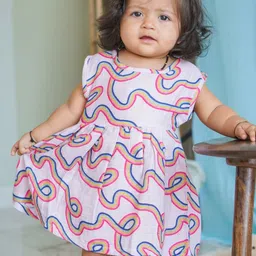 The Boo Boo Club Print A-Line Dress-image-71