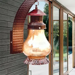BrightLyt Brown Metal Wall Lamp-image-10