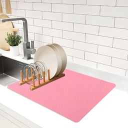 Aura Pink Textured Anti-Skid KitchenMat-39