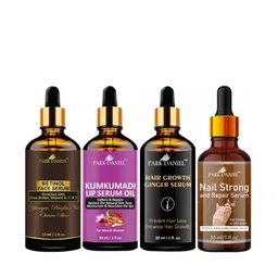 Park Daniel Set Of 4 Facial With Lip & Hair Serum Combo - 30ml Each-50