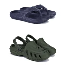 DRACKFOOT Men Pack Of 2 Flip Flops-picture-16