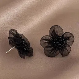 BEYTER Artificial Beaded Floral Shaped Studs image 3
