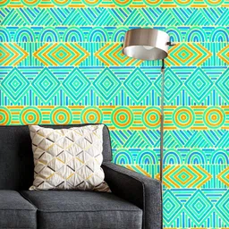 ArtzFolio Printed UV-Resistant Anti-Bacterial Tribal Grunge Horizontal Lines Peel & Stick Wallpaper-image-43