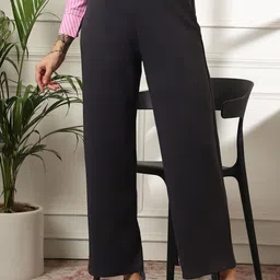 FITHUB Women High-Rise Trousers-image-73
