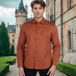 Celio Men Classic Regular Fit Solid Spread Collar Casual Shirt-image-28