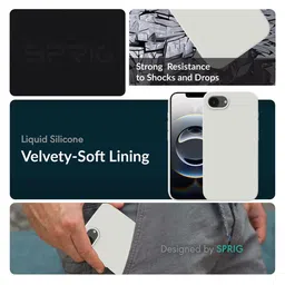 SPRIG Solid Printed Apple iPhone 16e Bumper Case Mobile Accessories image 4