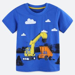 Oh Rare Boys Printed Applique T-shirt-image-59
