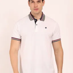 BUNCH OF BAD Polo Collar Cotton T-shirt-image-70