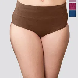 Kalyani Pack Of 4 High Rise Hipster Briefs Isac_S_SBLE_MV_RBD_BRW_P4-picture-56