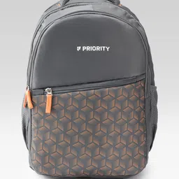Priority Unisex Geometric Printed Backpack - 38.45 L-13