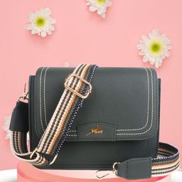 yelloe Sling Bag with Tasselled-15