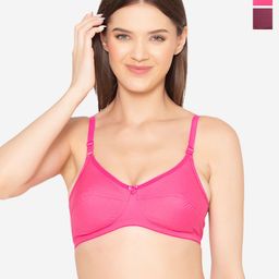 GROVERSONS Paris Beauty  Women Everyday Full Coverage Pack of 2 T-Shirt  Bra-38