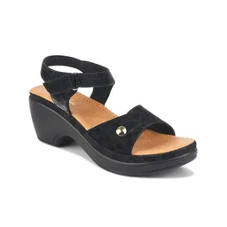 Padchin PU Round Toe Block Sandals-43