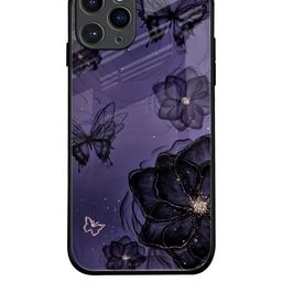 QRIOH Floral Printed iPhone 11 Pro Back Case Mobile Accessories-image-33