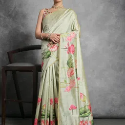 Divyadham Textiles Floral Pure Silk Saree-image-78