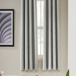 Deco Window Grey 2 Pieces Room Darkening Window Curtain-picture-57